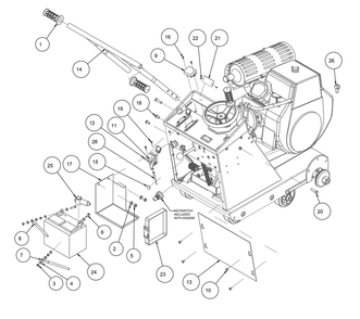 Section 02 Diagram and Parts List for MK-2425SSP 170958 MK Diamond Concrete Saw
